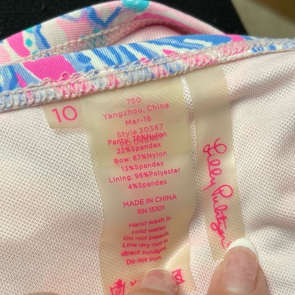 Lilly Pulitzer Bikini Bottom Size 10 - Picture 3 of 4